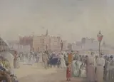 Brighton from the Pier by Frederick Edward Joseph Goff, watercolour, sold Mar 2022