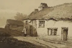 Monochrome by Samuel Prout, watercolour, sold Mar 2022