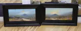 Moorland scenes by Frank Holme, gouache, sold Mar 2022