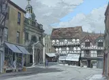 Ludlow by Vera Down, watercolour, sold Feb 2022