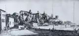 Monte Aventino, Rome by Henry Rushbury, etching, sold Feb 2022