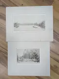 Views of London by William Walcot, pencil, sold Feb 2022
