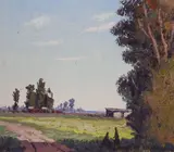 Untitled by Antonio Parodi, oil on board, offered Feb 2022