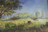 Untitled by Louis-Emile Charpenne, oil on board, sold Feb 2022