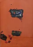 Work V-5 by Tokio Miyashita, woodcut and etching, sold Feb 2022