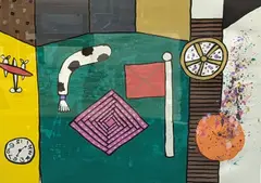 Magic Picture No.1 by Alan Davie, 1977, print, sold Feb 2022