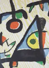 Untitled by Joan Miró, woodcut, sold Jan 2022