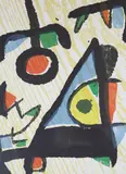 Untitled by Joan Miró, woodcut, sold Jan 2022