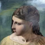 Head of a female by Paul Falconer Poole, oil, sold Jan 2022