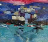 From Foey by Caroline Bailey, mixed media, sold Jan 2022