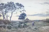 The path to the cottage by John James Bannatyne, watercolour, sold Jan 2022