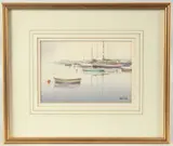 Dead Calm by Peter Toms, watercolor, sold Aug 2023