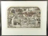 The Varmintry by Graham Clarke, etching, sold Aug 2023
