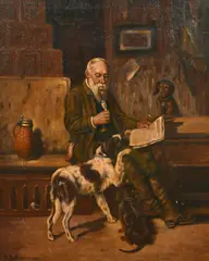 German by Friedrich Kottmann, oil on canvas, offered Aug 2023