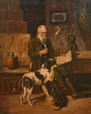 German by Friedrich Kottmann, oil on canvas, offered Aug 2023
