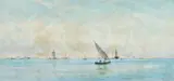 British, A view of Cadiz, Spain by William Lionel Wyllie, watercolour, sold Jul 2023