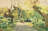 The Chelsea Physic Garden by John Doyle, watercolour, sold Jul 2023