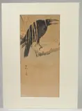 CROW; an early 20th century original Japanese woodblock print by Ohara Koson, print, sold Jun 2023
