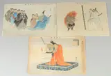 NOH THEATRE PLAYS; three late 19th century original Japanese woodblock prints, (3) by Kōgyo Tsukioka, print (other), sold Jun 2023