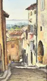 Rue Hippolyte Guis by Josine Vignon, oil on canvas, sold May 2023