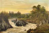 One with a Heron and the other by J. T. Haverfield, oil, sold May 2023