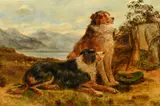 Untitled by Thomas Bowles, oil on canvas, sold May 2023