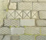 Path Tiles Greenwich by Anne E. Christopherson, oil on canvas, sold May 2023