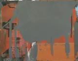 Indian, an abstract composition by Prabhakar Kolte, acrylic and watercolour, offered May 2023