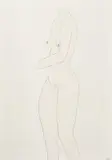 British, a group of three life studies by Nancy Sinclair, pencil, offered May 2023