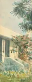 Views in Bermuda, watercolours, both signed and inscribed in pencil, 4.75" x 1.75 by Ethel Tucker, pencil, sold May 2023