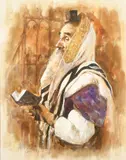 Study of a Rabii at prayer by Alexei Jawdokimov, watercolour, offered May 2023