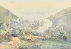 British by Frank Kelsey, watercolor, offered May 2023