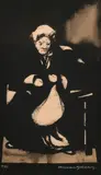 A male and a female by Avram Goldberg, 1936, ink, sold May 2023