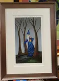 Artist proof - walking wizard with lantern and wand by Paul Horton limited edition, print (other), sold Jul 2020