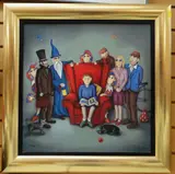 Giclee print - group of figures including wizard and by Paul Horton limited edition, giclee, sold Jul 2020