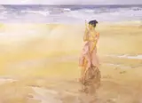 Colour print - entitled 'The Unsuccessful by William Russell Flint limited edition, print, sold Jul 2020