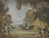 Untitled by Raoul Millais, oil on canvas, sold Apr 2020