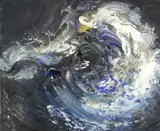 Untitled by Maggi Hambling, oil on canvas, sold Apr 2020