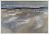 Colour lithograph - beach scene by John Elwyn limited edition, 1988, lithograph, sold Mar 2020