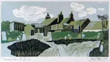 Treleddyd Fawr V by John Stops linocut, 1978, linocut, sold Mar 2020