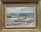 At Lower Fishguard by Ian Houston, oil on board, sold Mar 2020