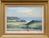 Entitled verso ' by Ian Houston, oil on board, sold Mar 2020