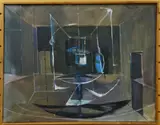 Untitled by John Hart, oil on canvas, sold Mar 2020