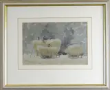 Untitled by Franklin White, watercolour, sold Mar 2020