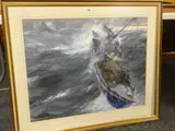 Lifeboat Rescue by George Straton Ferrier, gouache and watercolour, sold Feb 2020