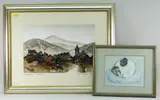 Abergavenny Town Scape by David Haswell limited edition, print, sold Jan 2020