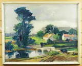 Untitled by Letitia Marion Hamilton, oil, offered Jan 2020