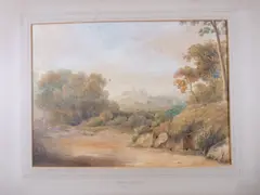 Untitled by Edmund Dorrell, watercolour, offered Jan 2020
