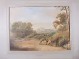 Untitled by Edmund Dorrell, watercolour, offered Jan 2020