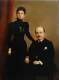 Untitled by Lai Fong Of Calcutta, 1900, oil on canvas, sold Dec 2019